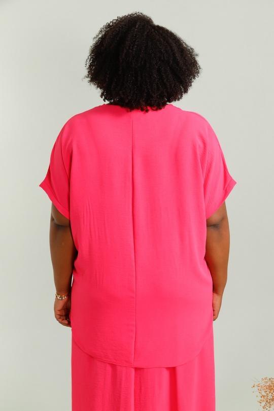 Tuniques Femme Fuschia BELLE FA 5881_227 Efashion Paris