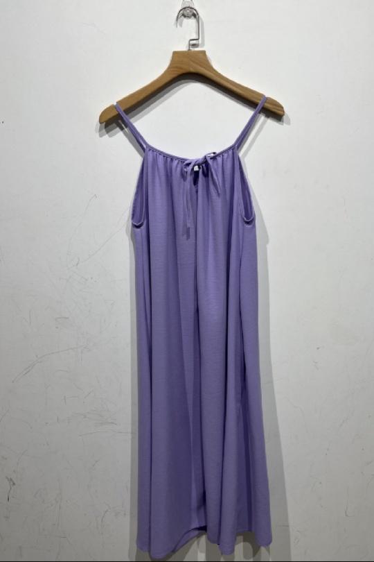 Robes longues Femme Violet BELLE FA 5869_3 Efashion Paris