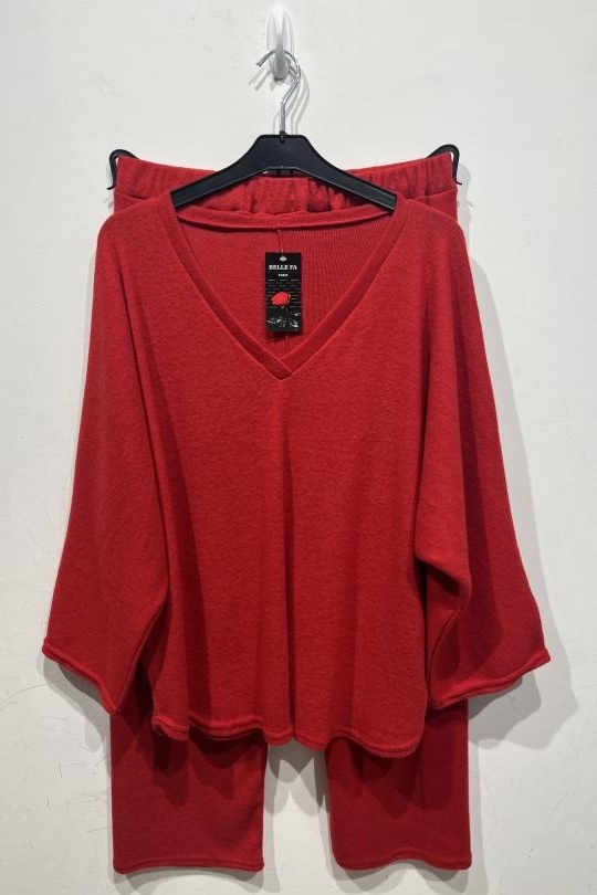 Completi Donna Red BELLE FA 803-21 Efashion Paris
