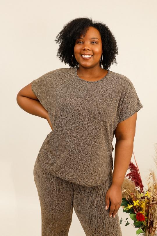 Tunics Women Gold BELLE FA 5898-8 Efashion Paris