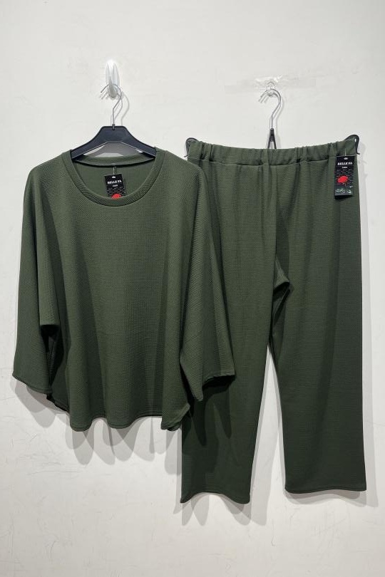 Ensembles Femme Kaki BELLE FA 803-23 Efashion Paris