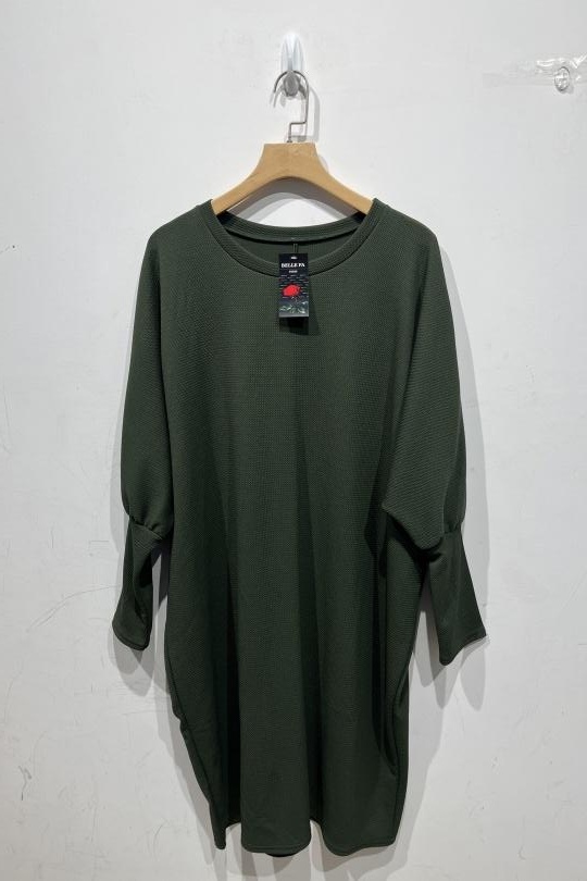 Abiti e Tute Donna Khaki BELLE FA 5824-31 Efashion Paris