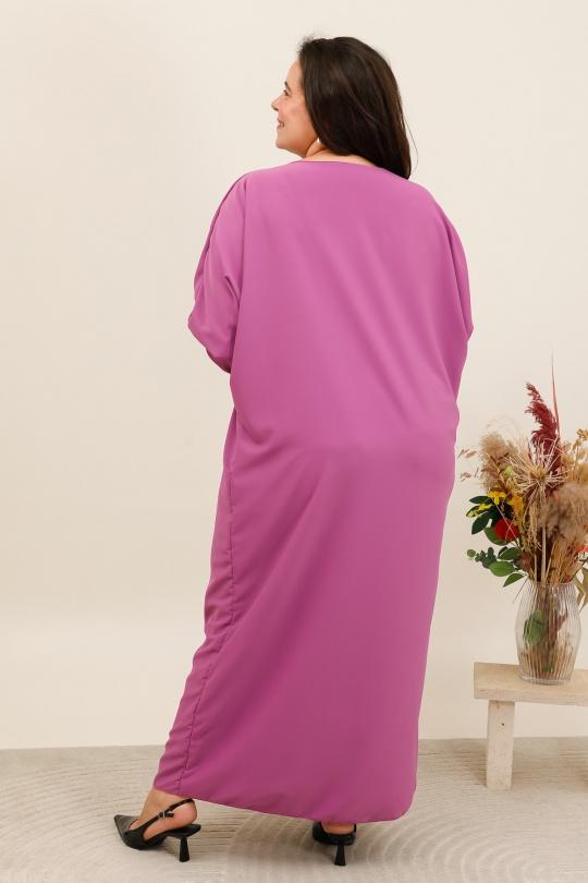 Robes & Combinaisons Femme Mauve BELLE FA 1126 Efashion Paris