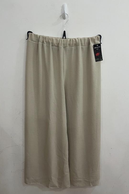 Pantalons Femme Kaki BELLE FA 5858-26 Efashion Paris