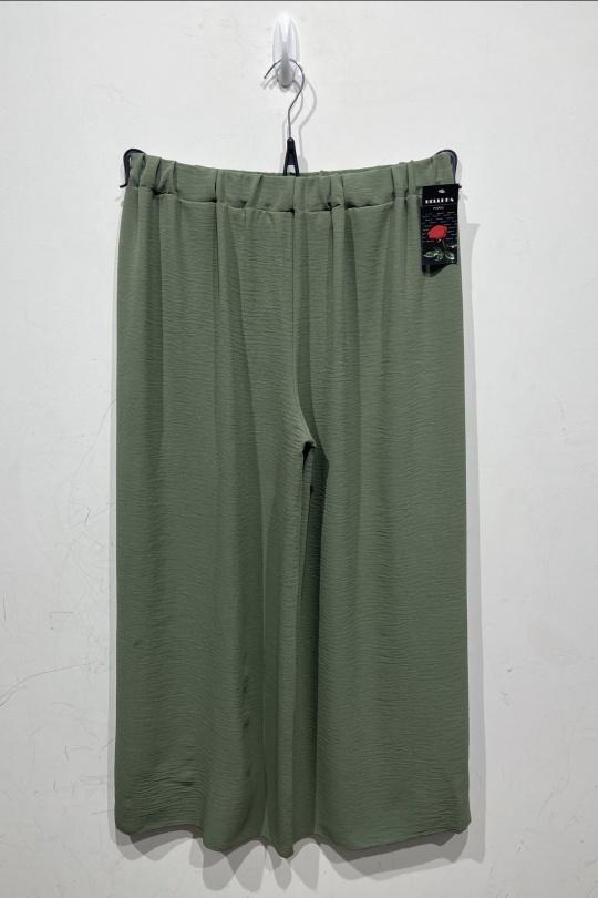 Pantalons Femme Kaki BELLE FA 5858-26 Efashion Paris