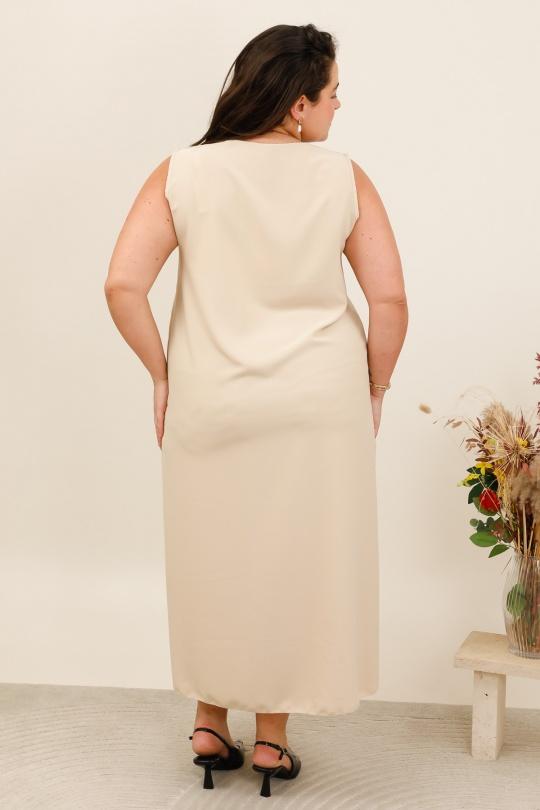 Robes & Combinaisons Femme Beige BELLE FA 1216 Efashion Paris