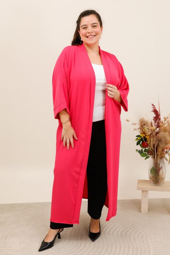 Gilets Femme Fuschia BELLE FA 1218 Efashion Paris