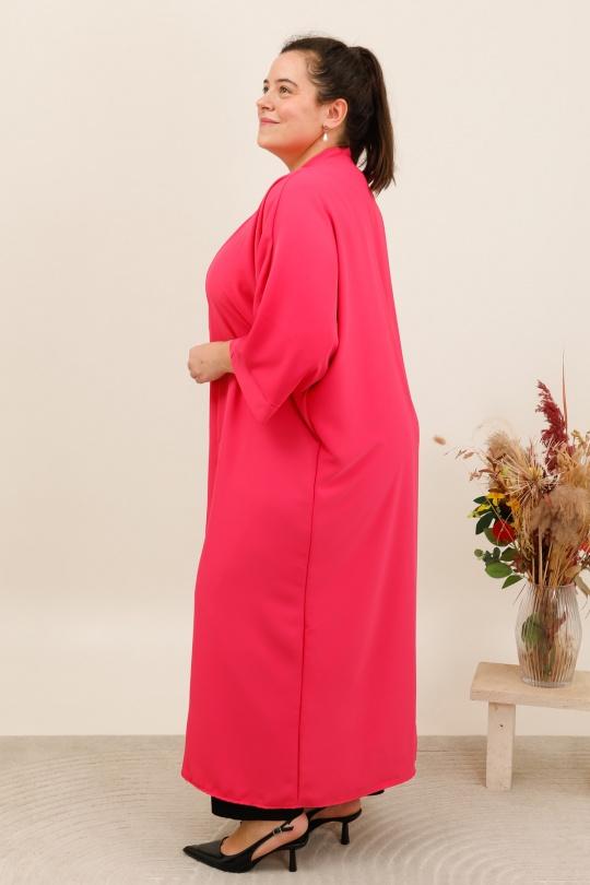 Gilets Femme Fuschia BELLE FA 1218 Efashion Paris