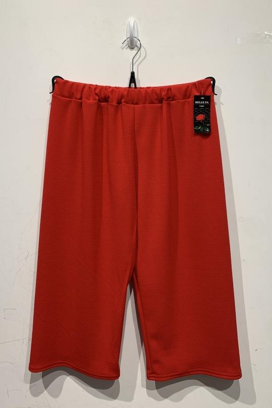 Pantacourts Femme Rouge BELLE FA 5900-12 Efashion Paris