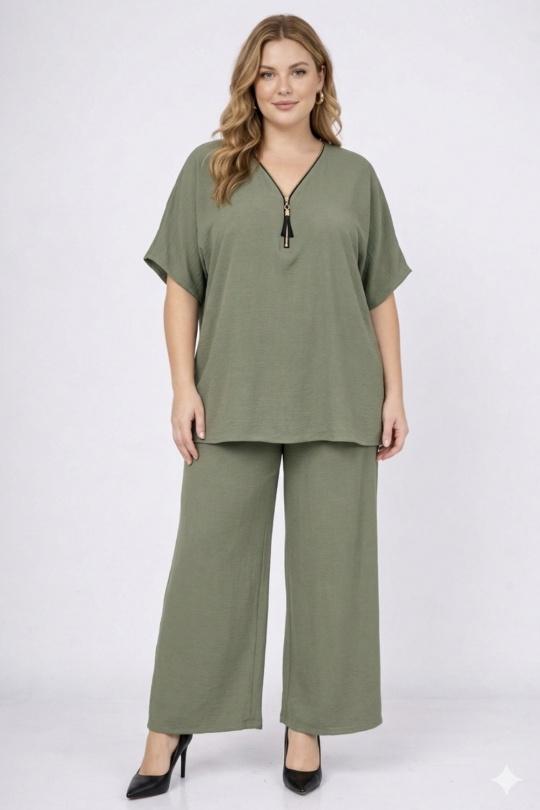 Ensembles Femme Kaki BELLE FA 801-8 Efashion Paris