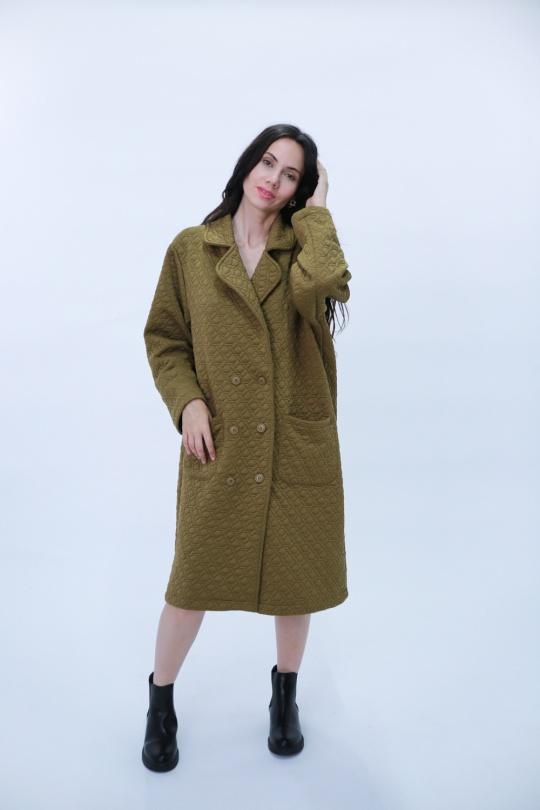 Manteaux Femme Vert Bella Blue A49-M8 Efashion Paris
