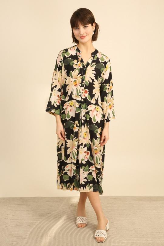 Robes longues Femme Vert Bella Blue P170-R231 Efashion Paris