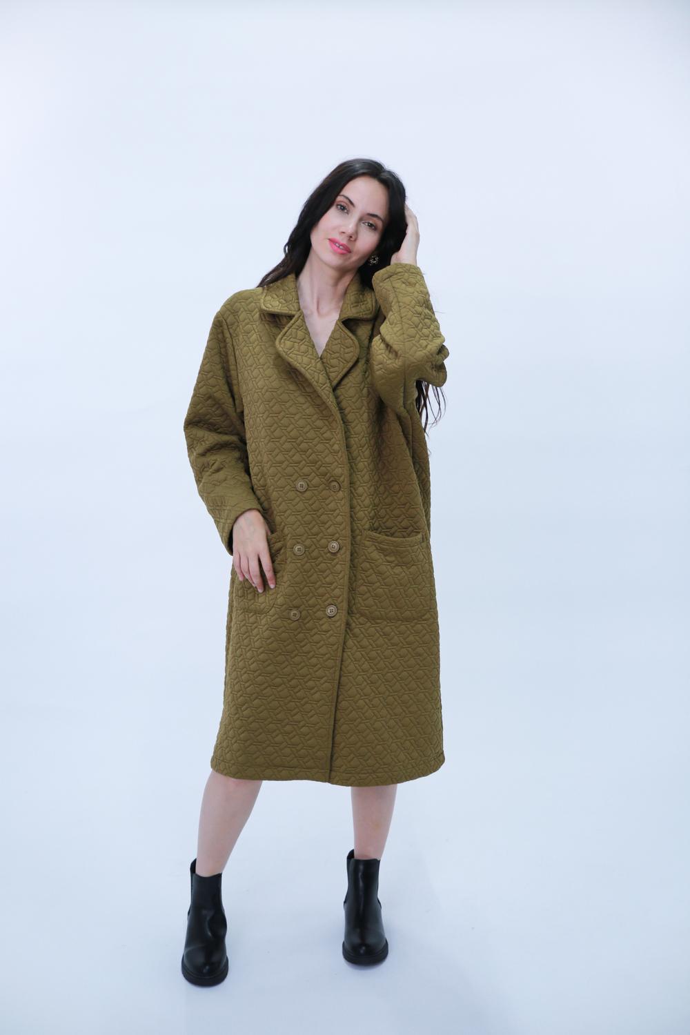 Manteaux Femme Vert Bella Blue A49-M8 #c Efashion Paris
