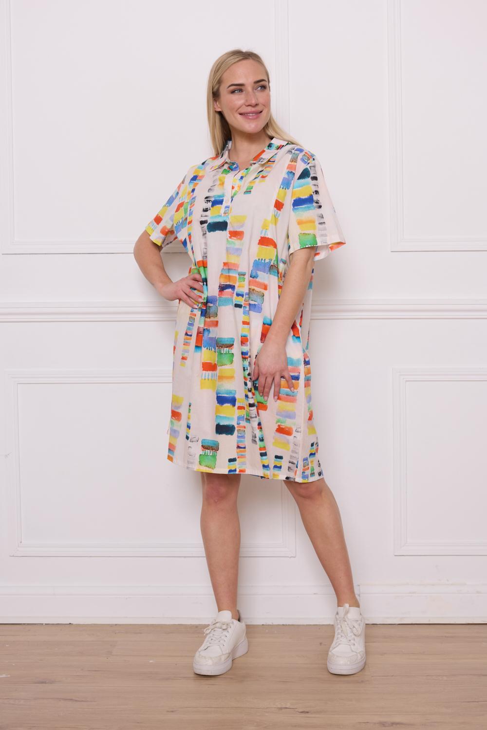 Short dresses Women White Bella Blue P71-R74 #c Efashion Paris