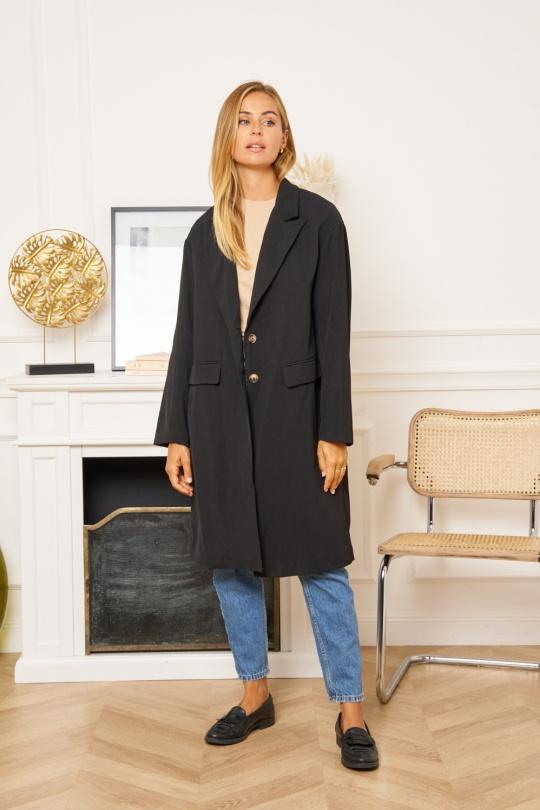 Abrigos Mujer Black KILKY 2762 Efashion Paris