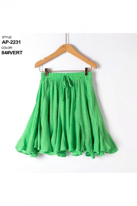 Jupes Femme Vert KILKY AP2231 Efashion Paris