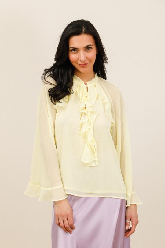 Blouses Femme Beige KILKY ZP1093 Efashion Paris
