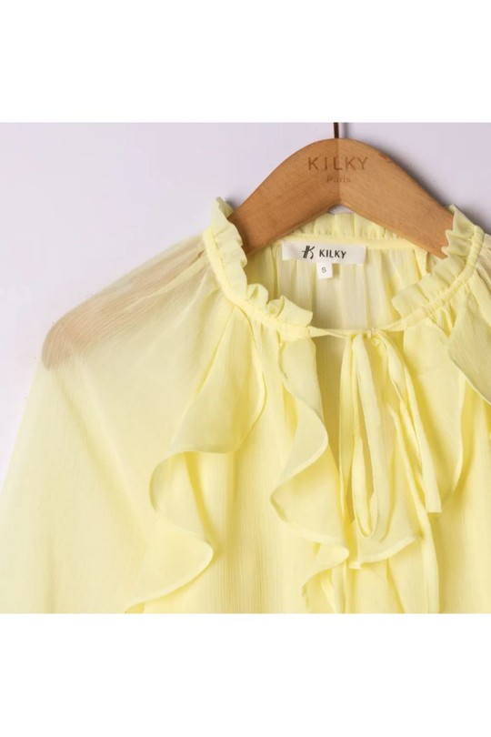 Blouses Femme Beige KILKY ZP1093 Efashion Paris