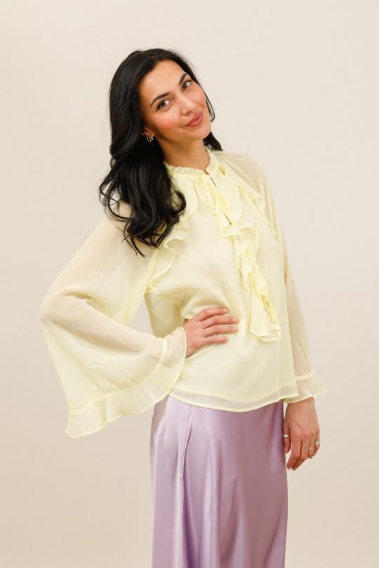 Blouses Femme Beige KILKY ZP1093 Efashion Paris