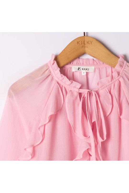 Blouses Femme Beige KILKY ZP1093 Efashion Paris