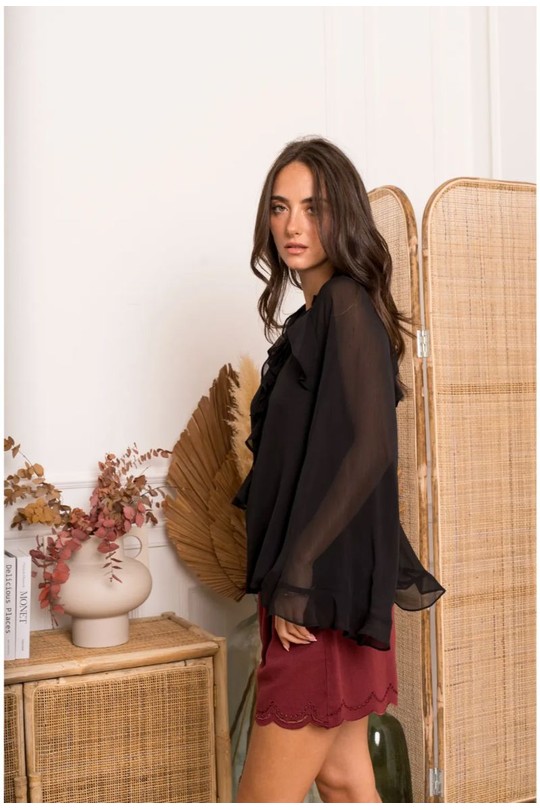 Blouses Femme Beige KILKY ZP1093 Efashion Paris