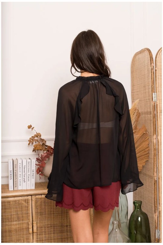 Blouses Femme Beige KILKY ZP1093 Efashion Paris