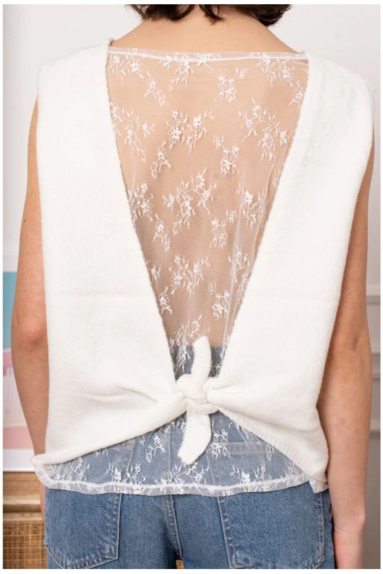 Tops Femme Bleu ciel KILKY YP2032 Efashion Paris