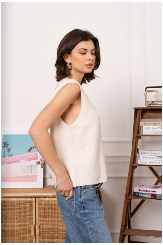 Tops Femme Bleu ciel KILKY YP2032 Efashion Paris