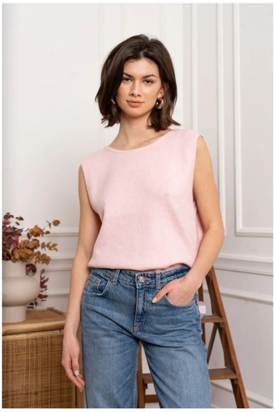 Tops Femme Bleu ciel KILKY YP2032 Efashion Paris