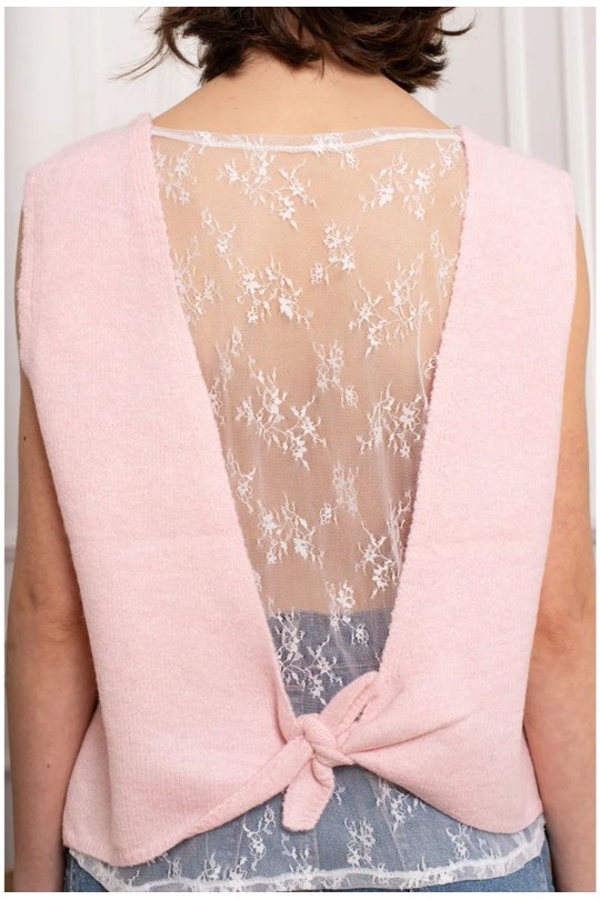 Tops Femme Bleu ciel KILKY YP2032 Efashion Paris