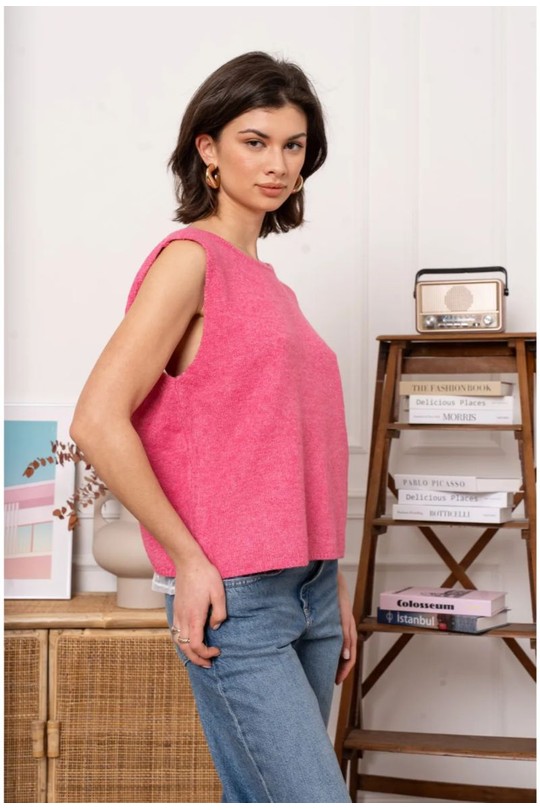 Tops Femme Bleu ciel KILKY YP2032 Efashion Paris