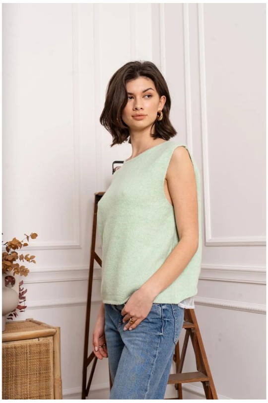 Tops Femme Bleu ciel KILKY YP2032 Efashion Paris