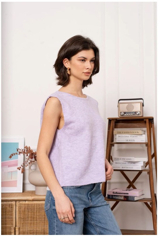 Tops Femme Bleu ciel KILKY YP2032 Efashion Paris