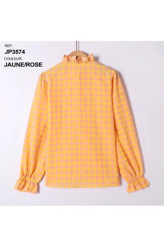 Shirts Women Yellow/pink KILKY JP3574 Efashion Paris