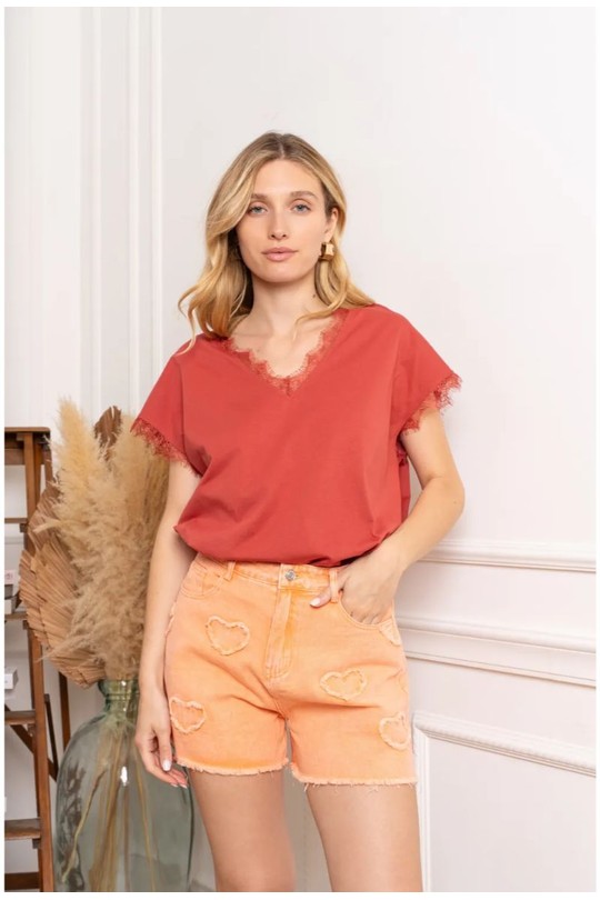 T-shirts Femme Terracota KILKY ZP1061 Efashion Paris