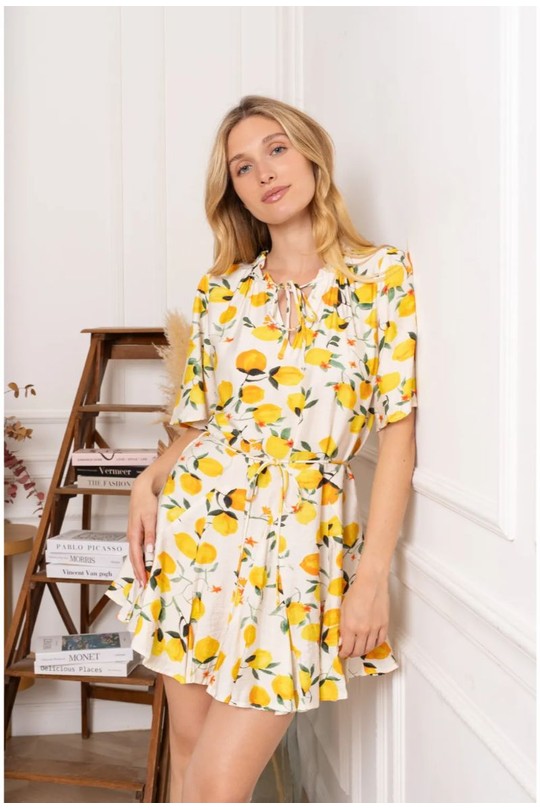 Robes courtes Femme Blanc KILKY AP2650 Efashion Paris