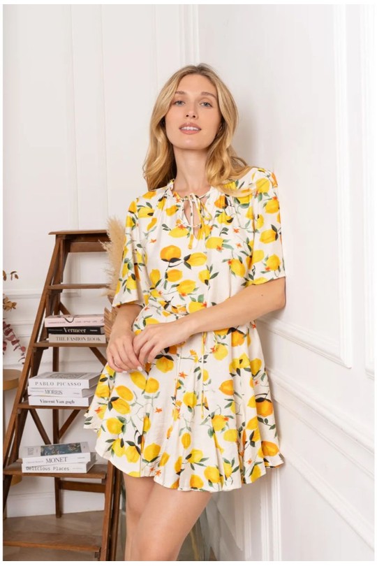 Robes courtes Femme Blanc KILKY AP2650 Efashion Paris