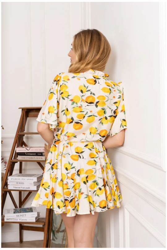 Robes courtes Femme Blanc KILKY AP2650 Efashion Paris