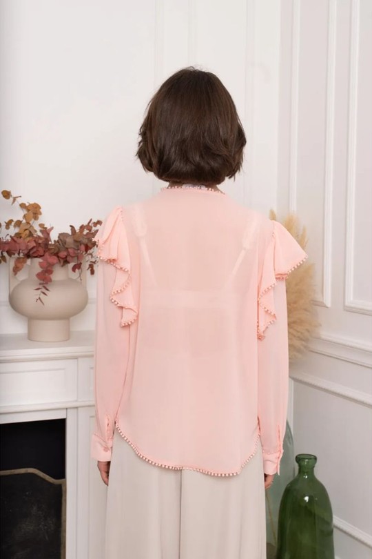 Chemises Femme Jaune clair KILKY DP011 Efashion Paris