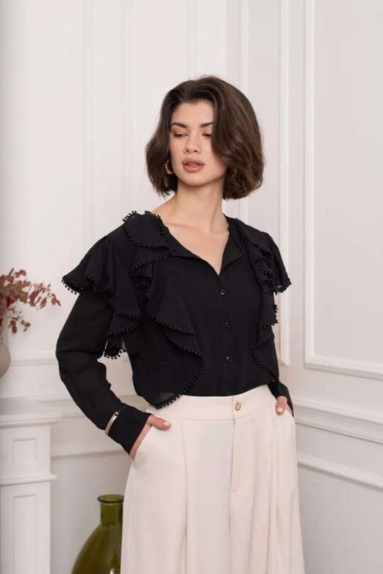 Chemises Femme Jaune clair KILKY DP011 Efashion Paris