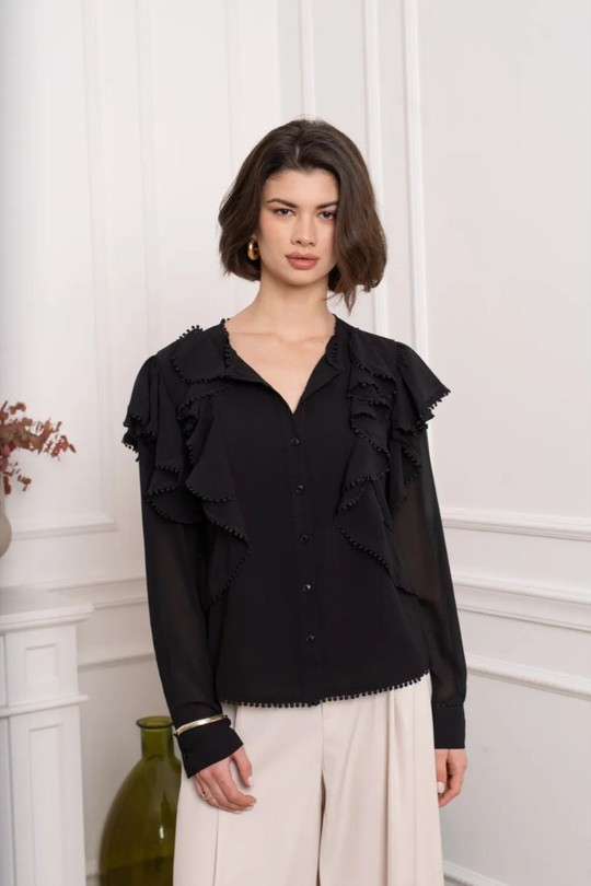 Chemises Femme Jaune clair KILKY DP011 Efashion Paris