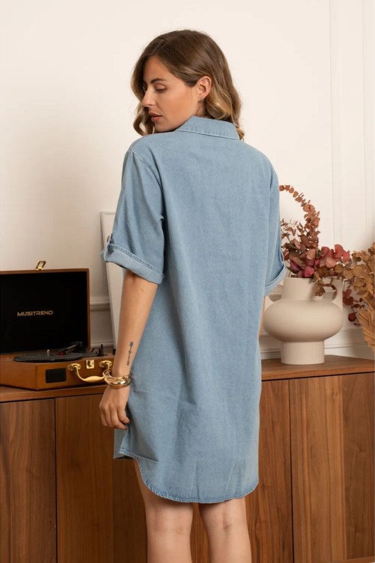 Robes courtes Femme Bleu KILKY JP3450 Efashion Paris