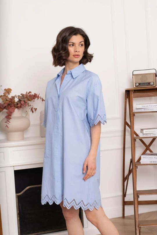 Robes courtes Femme Blanc KILKY JP3610 Efashion Paris