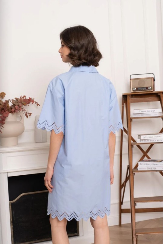 Robes courtes Femme Blanc KILKY JP3610 Efashion Paris