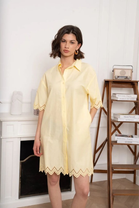 Robes courtes Femme Blanc KILKY JP3610 Efashion Paris