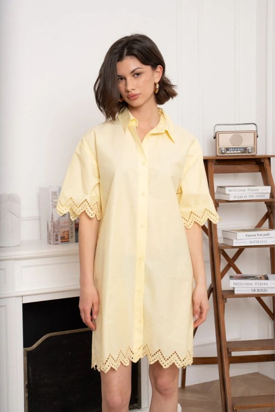 Robes courtes Femme Blanc KILKY JP3610 Efashion Paris