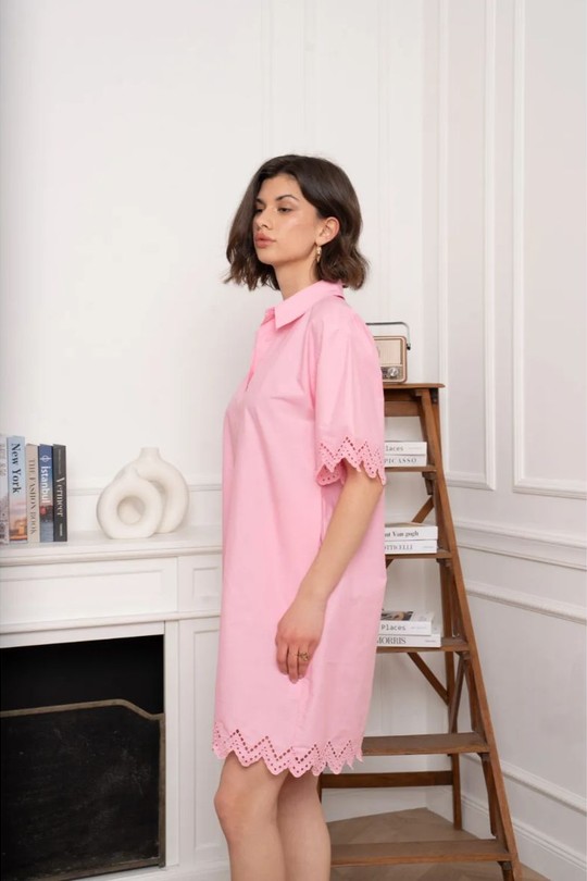 Robes courtes Femme Blanc KILKY JP3610 Efashion Paris