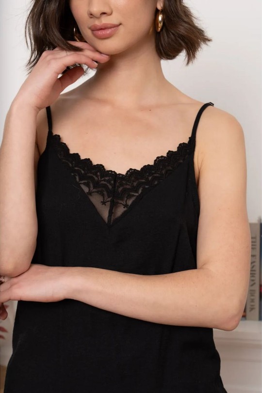 Débardeurs Femme Noir KILKY JP3632 Efashion Paris