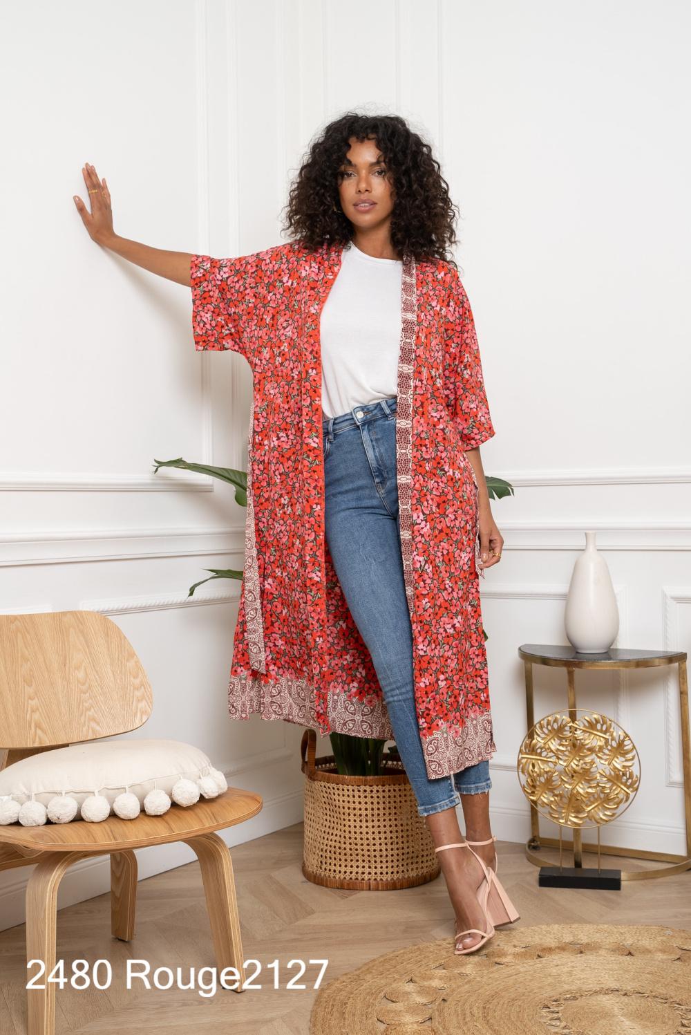 Cárdigans Mujer Red KILKY 2480 #c Efashion Paris