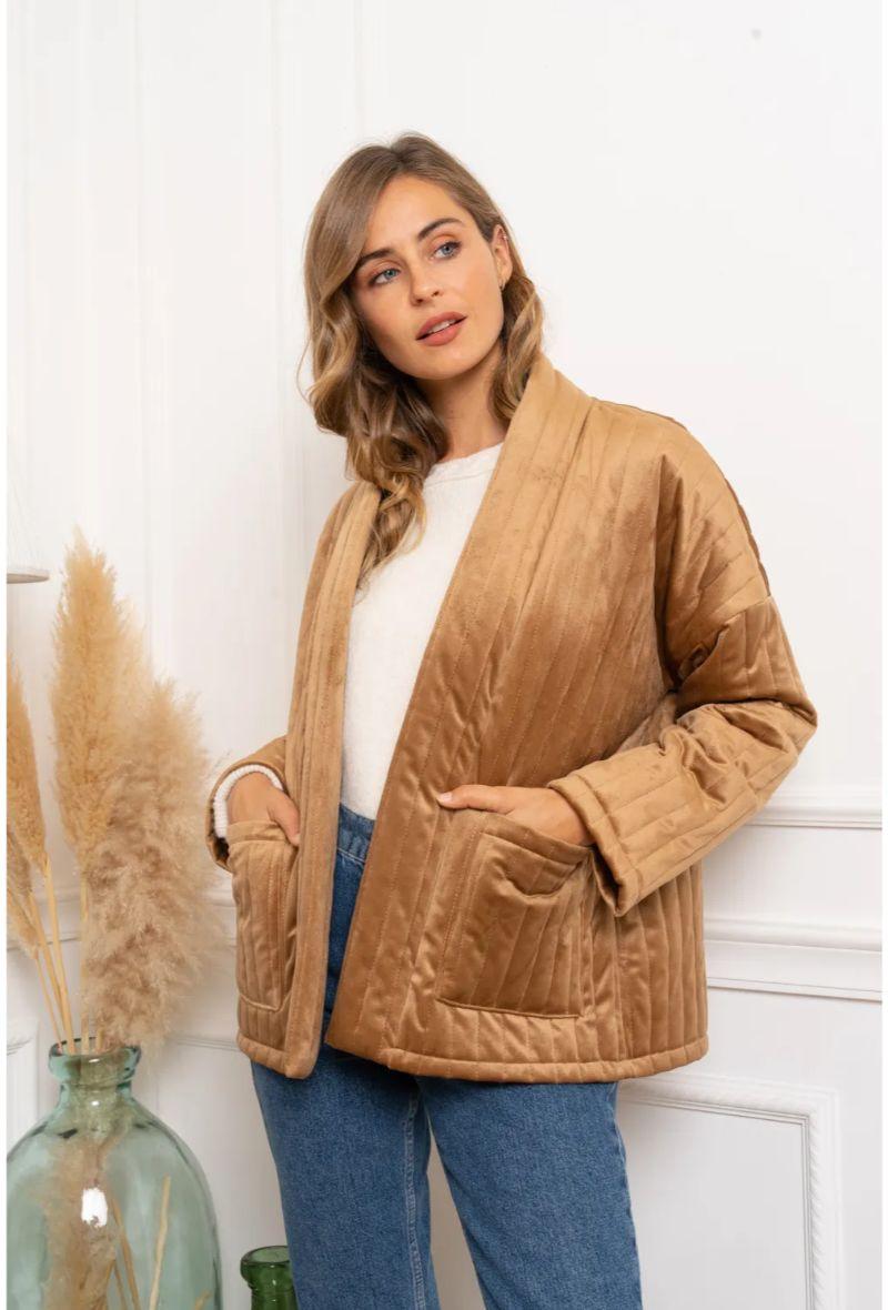 Vestes  Femme Camel KILKY JP3001 #c Efashion Paris